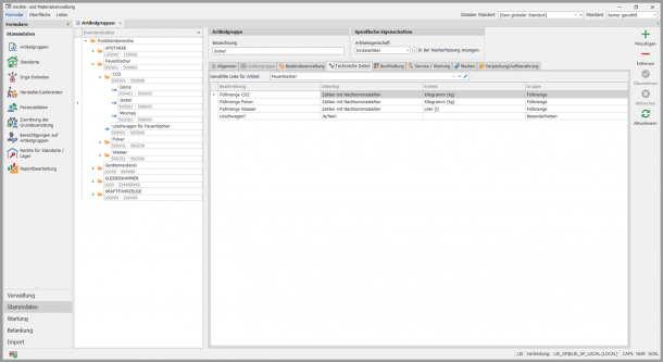 Stammdaten und Konfiguration