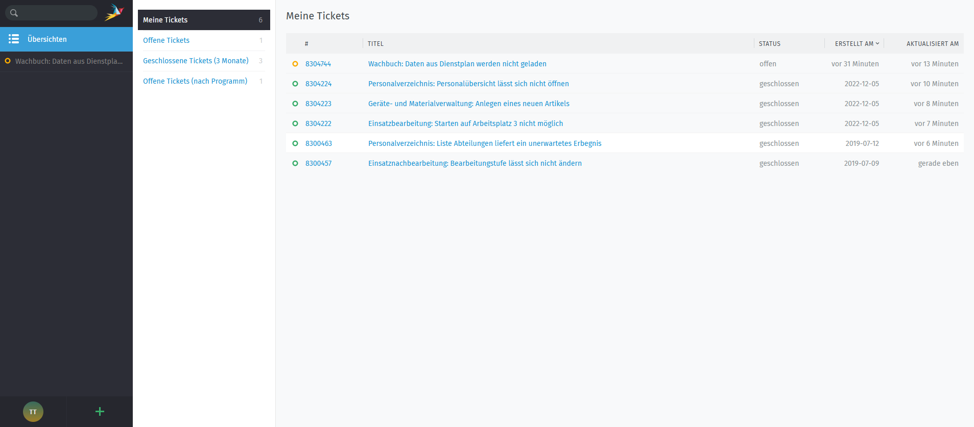 Support Helpdesk